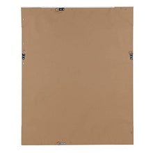 Load image into Gallery viewer, DesignOvation Bosc Framed Gray Linen Fabric Pinboard, 23.5x29.5, White