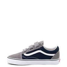 Load image into Gallery viewer, Unisex Old Skool Classic V Off The Wall Skate Shoe Sneakers (7753 Frost Gray/Dress Blues Mens 6)