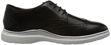 Load image into Gallery viewer, Clarks Men's Dennet Wing Oxford, Black Leather, 8