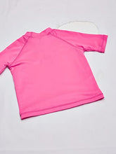 Load image into Gallery viewer, Kanu Surf Girls' Karlie UPF 50+ Sun Protective Rashguard Swim Shirt, Seafoam Neon Pink, 12