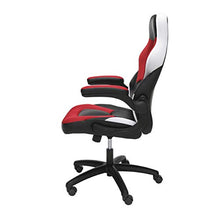 Load image into Gallery viewer, OFM ESS Collection Racing Style Bonded Leather Gaming Chair, in Red/White (ESS-3085-RED-WHT)