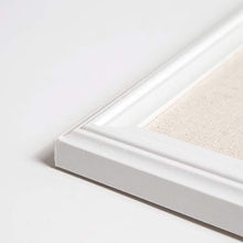 Load image into Gallery viewer, U Brands Cork Linen Bulletin Board, 20 x 30 Inches, White Wood Frame (2074U00-01)