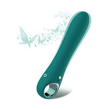 Load image into Gallery viewer, G Spot Vibrator Dildo with 10 Vibration Modes, Tuitionua Soft Silicone Powerful Vibrating Massagers for Clitoral Vagina and Anal Stimulation, Adult Sex Toys for Women or Men(Green)