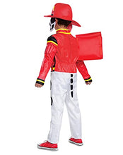 Load image into Gallery viewer, Paw Patrol Marshall Costume Hat and Jumpsuit for Boys, Deluxe Paw Patrol Movie Character Outfit with Badge, Toddler Size Medium (3T-4T)