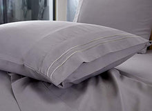 Load image into Gallery viewer, JSD Black Brushed Microfiber Sheets Set Extra Deep Pocket, 4 Piece Hotel Quality Sheets Queen Size, Wrinkle Free Ultra Soft Durable