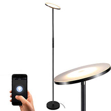 Load image into Gallery viewer, Floor Lamp, Floor lamps for living room, Sky LED Torchiere Smart Lamps, TECKIN Dimmable Standing lamp, Remote Control Via Smart Life, Lamps for Bedroom, Office (Compatible with Alexa Google Home)
