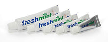 Load image into Gallery viewer, 144 Tubes of Freshmint® 0.6 oz. Anticavity Fluoride Toothpaste, Metallic Tube, Tubes do not Have Individual Boxes for Extra Savings, Travel Size