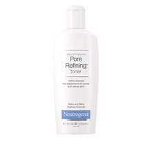 Load image into Gallery viewer, Neutrogena Pore Refining Toner with Witch Hazel, Alpha Hydroxy Acid & Beta Hydroxy Acid, Oil-Free & Hypoallergenic Facial Pore Cleansing Toner, 8.5 fl. oz