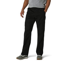 Load image into Gallery viewer, Wrangler Authentics Men's Big & Tall Relaxed Fit Cargo Pant, Black Twill, 44W x 30L