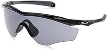 Load image into Gallery viewer, Oakley Men's OO9343 M2 Frame XL Shield Sunglasses, Polished Black/Grey, 45 mm