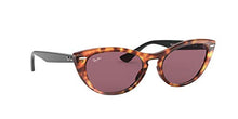 Load image into Gallery viewer, Ray-Ban Women's RB4314N Nina Sunglasses, Havana Red/Photochromic Violet, 54 mm