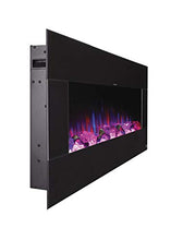 Load image into Gallery viewer, BurnBrite Electric 50 Inch Fireplace Recessed and Wall Mount Crystals and Driftwood