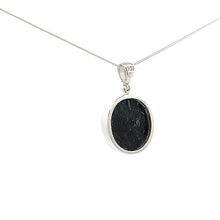 Load image into Gallery viewer, Starborn Nuummite Stone Pendant Necklace (22")
