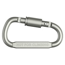 Load image into Gallery viewer, Outmate Aluminum D-Ring Locking Carabiner Light but Strong NOT for Climbing(Pack of 6)