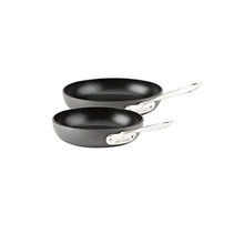 Load image into Gallery viewer, All-Clad E785S264/E785S263 HA1 Hard Anodized Nonstick Dishwasher Safe PFOA Free 8 and 10-Inch Fry Pan Cookware Set, 2-Piece, Black