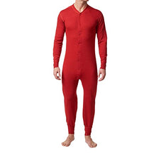 Load image into Gallery viewer, Stanfield's Men's 100-Percent Cotton Rib Long Sleeve Combination (Red/Extra Large)