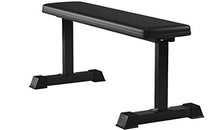Load image into Gallery viewer, AmazonBasics Flat Weight Workout Exercise Bench - 41 x 20 x 11 Inches, Black