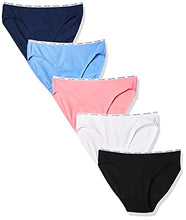 Load image into Gallery viewer, Calvin Klein Women's Cotton Stretch Logo Multipack Bikini Panty, Black/White/Genie/Tender/Coastal, Small