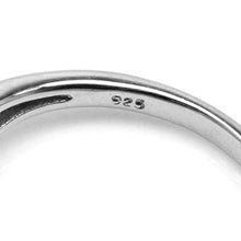 Load image into Gallery viewer, Silvershake 7mm Natural Round Shape Moonstone White Gold Plated 925 Sterling Silver Celtic Knot Solitaire Ring Size 7