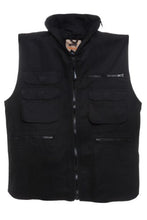 Load image into Gallery viewer, HUMVEE Campco Ranger Vest with Mesh Back and Hideaway Hood, Black, X-Large