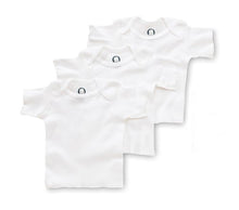 Load image into Gallery viewer, Gerber Brand 3 Pack White Pullon Short Sleeve Shirt, 3-6 Months