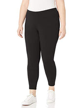 Load image into Gallery viewer, JUST MY SIZE womens Long Legging? ?????????????tamaño Grande.???? ???????? ????legging Longalange Leggings Pants, Black, 1X US