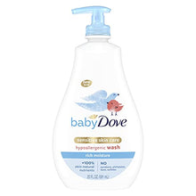 Load image into Gallery viewer, Baby Dove Sensitive Skin Care Baby Wash For Baby Bath Time Rich Moisture Tear-Free and Hypoallergenic 20 oz