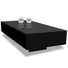 Load image into Gallery viewer, Modern Elegant MDF High Gloss Coffee Table Side/End/Sofa Table, Living Room Home Furniture 45.3" x 21.7" x 12.2"