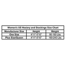 Load image into Gallery viewer, Dreamgirl Women's Plus Size Sheer Thigh High Socks, Black, One Size Queen