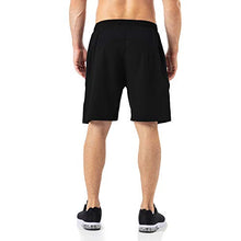 Load image into Gallery viewer, HMIYA Men's Casual Sports Quick Dry Workout Running or Gym Training Short with Zipper Pockets(White,S)