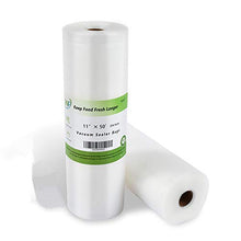 Load image into Gallery viewer, Vacuum Sealer Bags Heavy Duty, 11x 50 Vacuum Sealer Bags (2 packs) 100 ft Roll Vacuum Sealer Bags, Food Vacuum Sealer Bags, Meat Vacuum Sealer Bags, Fit nutrichef, foodsaver, jzbrain oliso weston Vacuum Sealer Bags, BPA Free Sous Vide, Best Deal!