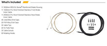 Load image into Gallery viewer, Jagwire - Mountain Pro Brake DIY Cable Kit | for MTN Bike with Disc or V-Brakes | SRAM and Shimano Compatible | Polished Stainless Bicycle Cables | Celeste