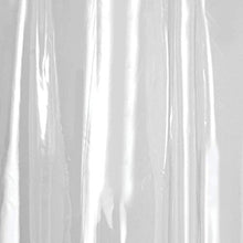 Load image into Gallery viewer, iDesign Vinyl Plastic Long Shower Curtain Liner, Mold and Mildew Resistant Plastic Shower Curtain for use Alone or With Fabric Curtain, 54" x 78" Inches, Clear