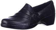 Load image into Gallery viewer, Clarks Women's May Marigold Slip-On Loafer, Black Leather, 8 M US