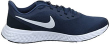 Load image into Gallery viewer, Nike Men's Revolution 5 Running Shoe, Midnight Navy/White-Dark Obsidian, 10.5 Regular US