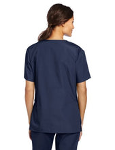 Load image into Gallery viewer, WonderWink Womens Origins Bravo V-Neck Top, Navy, 4X-Large