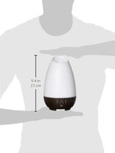 Load image into Gallery viewer, HealthSmart Essential Oil Diffuser, Cool Mist Humidifier and Aromatherapy Diffuser with 500ML Tank Ideal for Large Rooms, Adjustable Timer, Mist Mode and 7 LED Light Colors, White