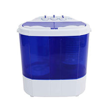 Load image into Gallery viewer, ROVSUN 10 LBS Portable Washing Machine with Twin Tub Electric Compact Mini Washer, Energy/Save Space, Laundry Spin Cycle w/Hose, Perfect for Home RV Camping Dorms College Room