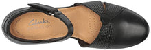 Load image into Gallery viewer, Clarks Emily Rae Pump, Black Leather, 7.5 Wide