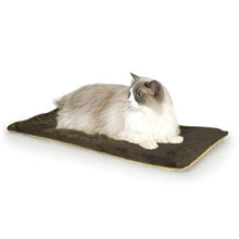 Load image into Gallery viewer, K&H Pet Products Thermo-Kitty Mat Heated Pet Bed Mocha 12.5 X 25 Inches