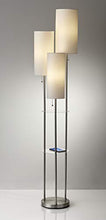 Load image into Gallery viewer, Adesso 4305-22 Trio Floor Lamp, 68.00 x 14.00 x 11.70 inches, Brushed Steel