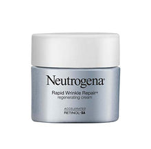 Load image into Gallery viewer, Neutrogena Rapid Wrinkle Repair Retinol Regenerating Anti-Aging Face Cream & Hyaluronic Acid; Anti-Wrinkle Retinol Moisturizer & Neck Cream, with Hyaluronic Acid & Retinol, 1.7 oz