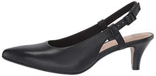 Load image into Gallery viewer, Clarks Women's Linvale Loop Pump, Black Leather, 080 M US