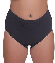 Load image into Gallery viewer, Vulvar Varicosity and Prolapse Support Brief with Groin Compression Bands - Black - Medium