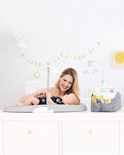 Load image into Gallery viewer, Skip Hop Changing Pad: Easy-Clean Cushioned Foam Diaper Changing Pad with Tuck-Away Toy Bar, Grey