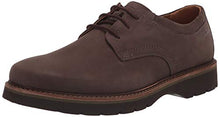 Load image into Gallery viewer, Clarks Men's Bayhill Plain Oxford, Dark Brown Nubuck, 10