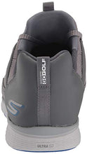 Load image into Gallery viewer, Skechers Men's Mojo Waterproof Golf Shoe, Charcoal/Blue Textile, 10 M US