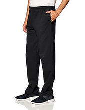 Load image into Gallery viewer, Gildan Men's Fleece Open Bottom Sweatpants with Pockets, Style G18300, Black, Large