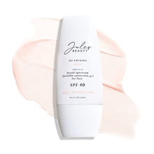 Load image into Gallery viewer, Julep No Excuses Clear Facial Sunscreen Broad-Spectrum SPF 40 + Glow Face Moisturizer With Vitamin E for Over & Under Makeup, 1 Fl Oz