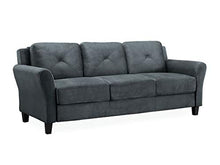 Load image into Gallery viewer, Lifestyle Solutions Collection Grayson Micro-fabric Sofa, Dark Gray